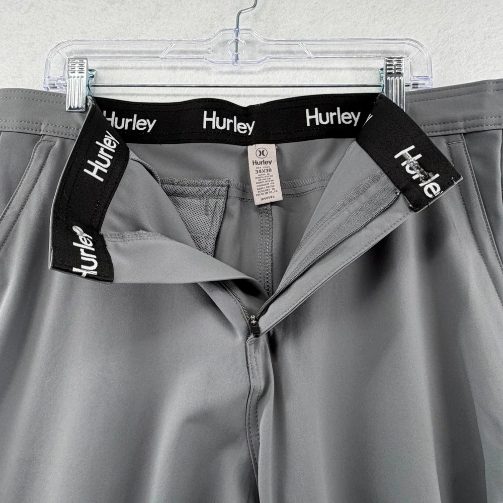 Hurley Dri-FIT Performance Golf Chino Pants Mens‎ 34x30 (36x29) Gray Gorpcore